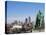 View of Downtown from State Capitol, Des Moines, Iowa, USA-Michael Snell-Stretched Canvas