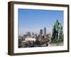 View of Downtown from State Capitol, Des Moines, Iowa, USA-Michael Snell-Framed Photographic Print