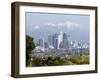 View of Downtown Los Angeles Looking Towards San Bernardino Mountains, California, USA-Ethel Davies-Framed Photographic Print