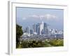 View of Downtown Los Angeles Looking Towards San Bernardino Mountains, California, USA-Ethel Davies-Framed Photographic Print