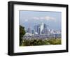 View of Downtown Los Angeles Looking Towards San Bernardino Mountains, California, USA-Ethel Davies-Framed Photographic Print