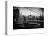 View of Downtown Manhattan from the Brooklyn Bridge-Philippe Hugonnard-Stretched Canvas