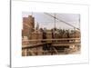 View of Downtown Manhattan from the Brooklyn Bridge-Philippe Hugonnard-Stretched Canvas