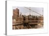 View of Downtown Manhattan from the Brooklyn Bridge-Philippe Hugonnard-Stretched Canvas