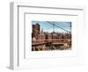 View of Downtown Manhattan from the Brooklyn Bridge-Philippe Hugonnard-Framed Art Print