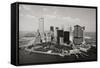 View of Downtown Manhattan-null-Framed Stretched Canvas
