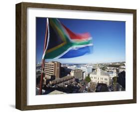 View of Downtown Port Elizabeth, Eastern Cape, South Africa-Ian Trower-Framed Photographic Print