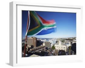 View of Downtown Port Elizabeth, Eastern Cape, South Africa-Ian Trower-Framed Photographic Print