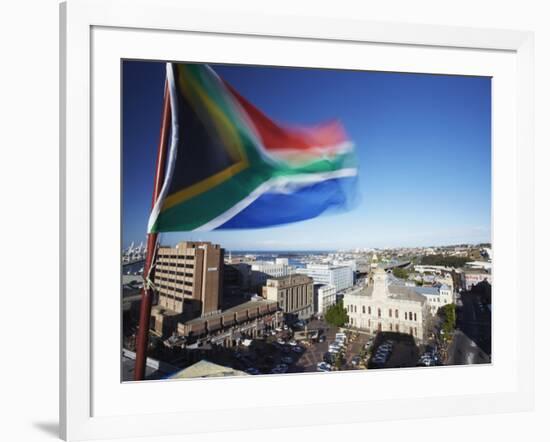 View of Downtown Port Elizabeth, Eastern Cape, South Africa-Ian Trower-Framed Photographic Print