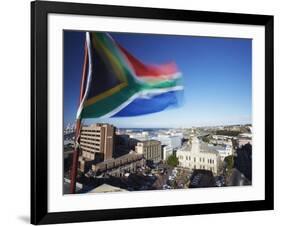 View of Downtown Port Elizabeth, Eastern Cape, South Africa-Ian Trower-Framed Photographic Print