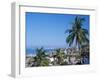 View of Downtown Puerto Vallarta and the Bay of Banderas, Mexico-Merrill Images-Framed Photographic Print