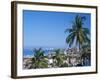 View of Downtown Puerto Vallarta and the Bay of Banderas, Mexico-Merrill Images-Framed Photographic Print