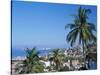 View of Downtown Puerto Vallarta and the Bay of Banderas, Mexico-Merrill Images-Stretched Canvas