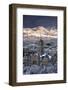 View of Downtown Salt Lake City, Utah with Wasatch Mountains-Adam Barker-Framed Photographic Print