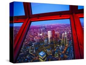 View of Downtown Toronto Skyline Taken From Cn Tower, Toronto, Ontario, Canada, North America-Donald Nausbaum-Stretched Canvas