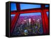 View of Downtown Toronto Skyline Taken From Cn Tower, Toronto, Ontario, Canada, North America-Donald Nausbaum-Framed Stretched Canvas