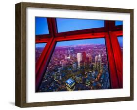 View of Downtown Toronto Skyline Taken From Cn Tower, Toronto, Ontario, Canada, North America-Donald Nausbaum-Framed Photographic Print