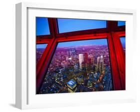 View of Downtown Toronto Skyline Taken From Cn Tower, Toronto, Ontario, Canada, North America-Donald Nausbaum-Framed Photographic Print