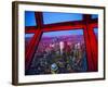 View of Downtown Toronto Skyline Taken From Cn Tower, Toronto, Ontario, Canada, North America-Donald Nausbaum-Framed Photographic Print