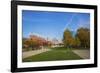 View of downtown, White River State Park, Indianapolis, Indiana, USA.-Anna Miller-Framed Photographic Print