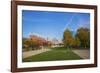 View of downtown, White River State Park, Indianapolis, Indiana, USA.-Anna Miller-Framed Photographic Print