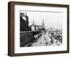 View of Dresden from the Bruehlsche Terrasse on the Katholische Hofkirche, circa 1910-Jousset-Framed Giclee Print