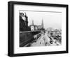 View of Dresden from the Bruehlsche Terrasse on the Katholische Hofkirche, circa 1910-Jousset-Framed Giclee Print