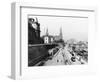 View of Dresden from the Bruehlsche Terrasse on the Katholische Hofkirche, circa 1910-Jousset-Framed Giclee Print