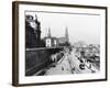 View of Dresden from the Bruehlsche Terrasse on the Katholische Hofkirche, circa 1910-Jousset-Framed Giclee Print