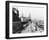 View of Dresden from the Bruehlsche Terrasse on the Katholische Hofkirche, circa 1910-Jousset-Framed Giclee Print