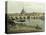 View of Dresden from the Right Bank of the River Elbe Downriver of the Augustusbruecke, 1748-Canaletto-Stretched Canvas