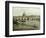 View of Dresden from the Right Bank of the River Elbe Downriver of the Augustusbruecke, 1748-Canaletto-Framed Giclee Print