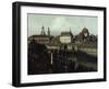 View of Dresden-Canaletto-Framed Giclee Print