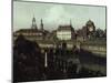 View of Dresden-Canaletto-Mounted Giclee Print