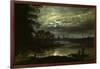 View of Dresden-Johan Christian Clausen Dahl-Framed Giclee Print