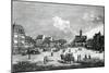 View of Dresden-Bernardo Belotto Canaletto-Mounted Giclee Print