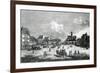 View of Dresden-Bernardo Belotto Canaletto-Framed Giclee Print