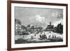 View of Dresden-Bernardo Belotto Canaletto-Framed Giclee Print
