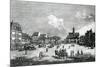 View of Dresden-Bernardo Belotto Canaletto-Mounted Giclee Print