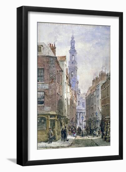 View of Drury Court from Wych Street, Westminster, London, C1875-Louise Rayner-Framed Giclee Print