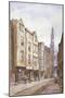 View of Drury Court, Looking Towards St Mary Le Strand, Westminster, London, 1882-John Crowther-Mounted Giclee Print