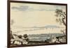 View of Dublin Bay and Harbour, Hill of Howth-John Henry Campbell-Framed Giclee Print