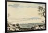 View of Dublin Bay and Harbour, Hill of Howth-John Henry Campbell-Framed Giclee Print