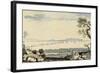 View of Dublin Bay and Harbour, Hill of Howth-John Henry Campbell-Framed Giclee Print