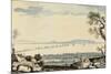 View of Dublin Bay and Harbour, Hill of Howth-John Henry Campbell-Mounted Giclee Print