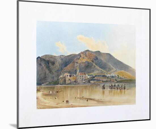 View of Duernstein in Wachau-Rudolph von Alt-Mounted Collectable Print