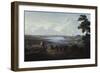 View of Dunbarton and the River Clyde, 1817-Thomas Birch-Framed Giclee Print