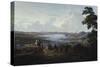 View of Dunbarton and the River Clyde, 1817-Thomas Birch-Stretched Canvas