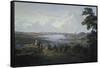 View of Dunbarton and the River Clyde, 1817-Robert Salmon-Framed Stretched Canvas