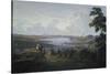 View of Dunbarton and the River Clyde, 1817-Robert Salmon-Stretched Canvas